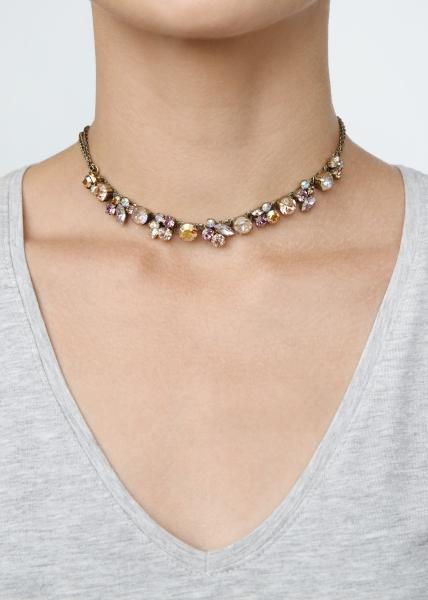 beige/violet - Ballroom - Konplott necklace